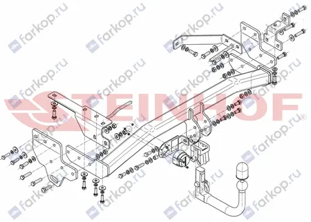 Фаркоп Steinhof для Infiniti QX50 2013-2017 I-027 в 