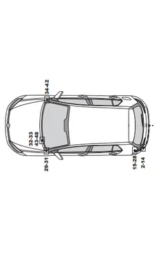 Электрика фаркопа RamredAC (7-полюсная) Seat Leon 2013- для авто с подготовкой 425007-T в 