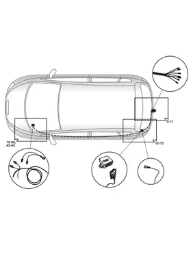 Электрика фаркопа Hak-System (7 pin) для Seat Leon 2005-2012 12500559 в 