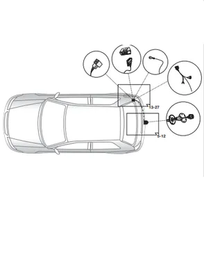 Электрика фаркопа Hak-System (7 pin) для Audi A5 2017-  12010526 в 