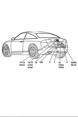 Электрика фаркопа Westfalia (7 pin) для Audi A5 2007-2016 305216300107 в 