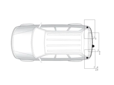 Электрика фаркопа Hak-System (13 pin) для Audi A6 1998-2005 26010500 в 