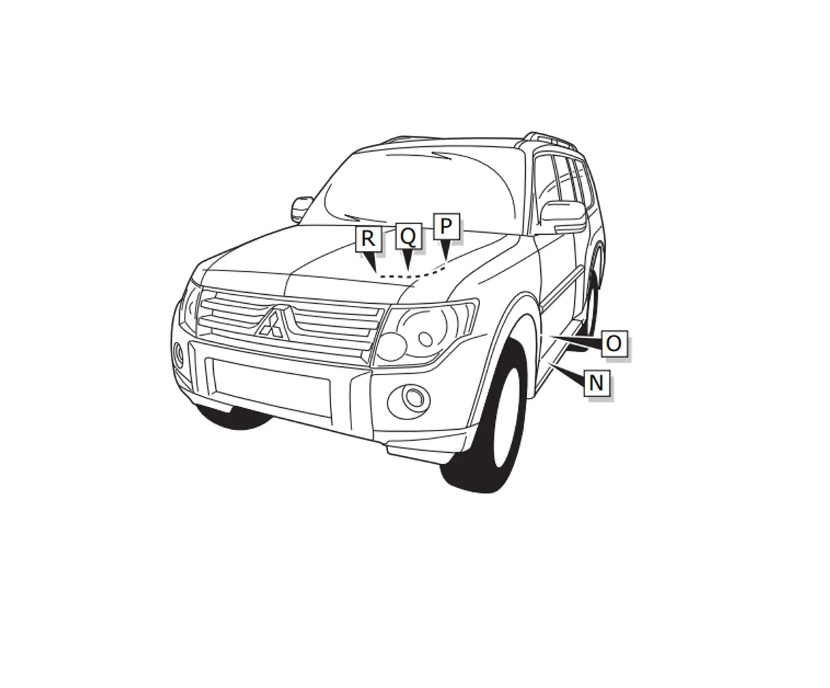 Электрика фаркопа ECS (7 pin) для Mitsubishi Pajero 2007- MT072FH в 