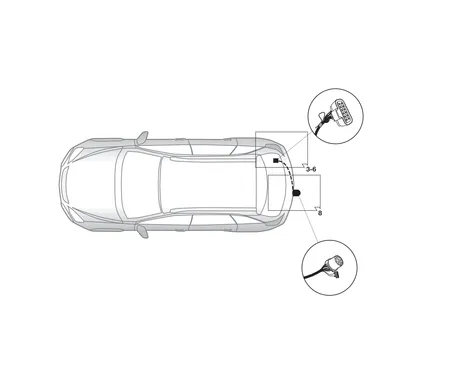 Электрика фаркопа Hak-System (13 pin) для Chevrolet Captiva 2006-2016 21500566 в 