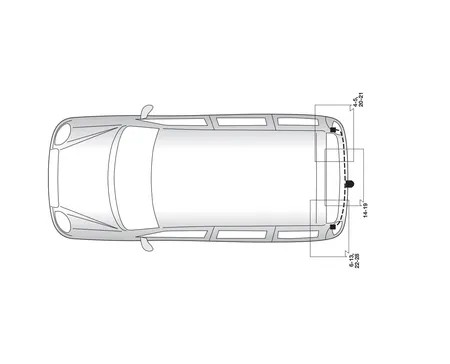 Электрика фаркопа Hak-System (7 pin) для Fiat Doblo 2000-2005 16050504 в 