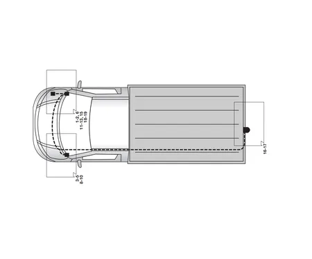 Электрика фаркопа Hak-System (13 pin) для Fiat Ducato 2002-2006 26500516 в 