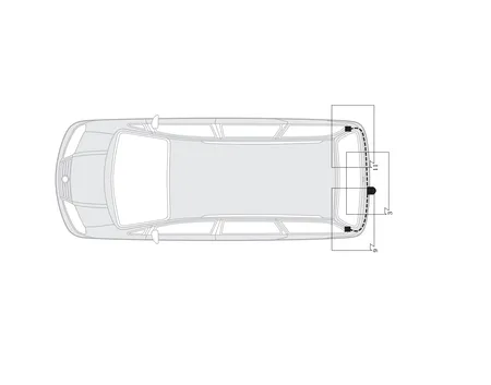 Электрика фаркопа Hak-System (7 pin) для Seat Alhambra 1997-2000 12500003 в 