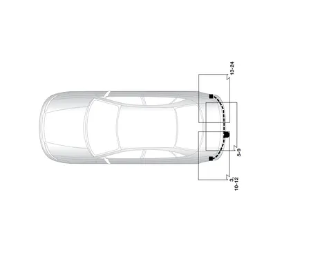 Электрика фаркопа Hak-System (13 pin) для Kia Magentis 2006 26100520 в 