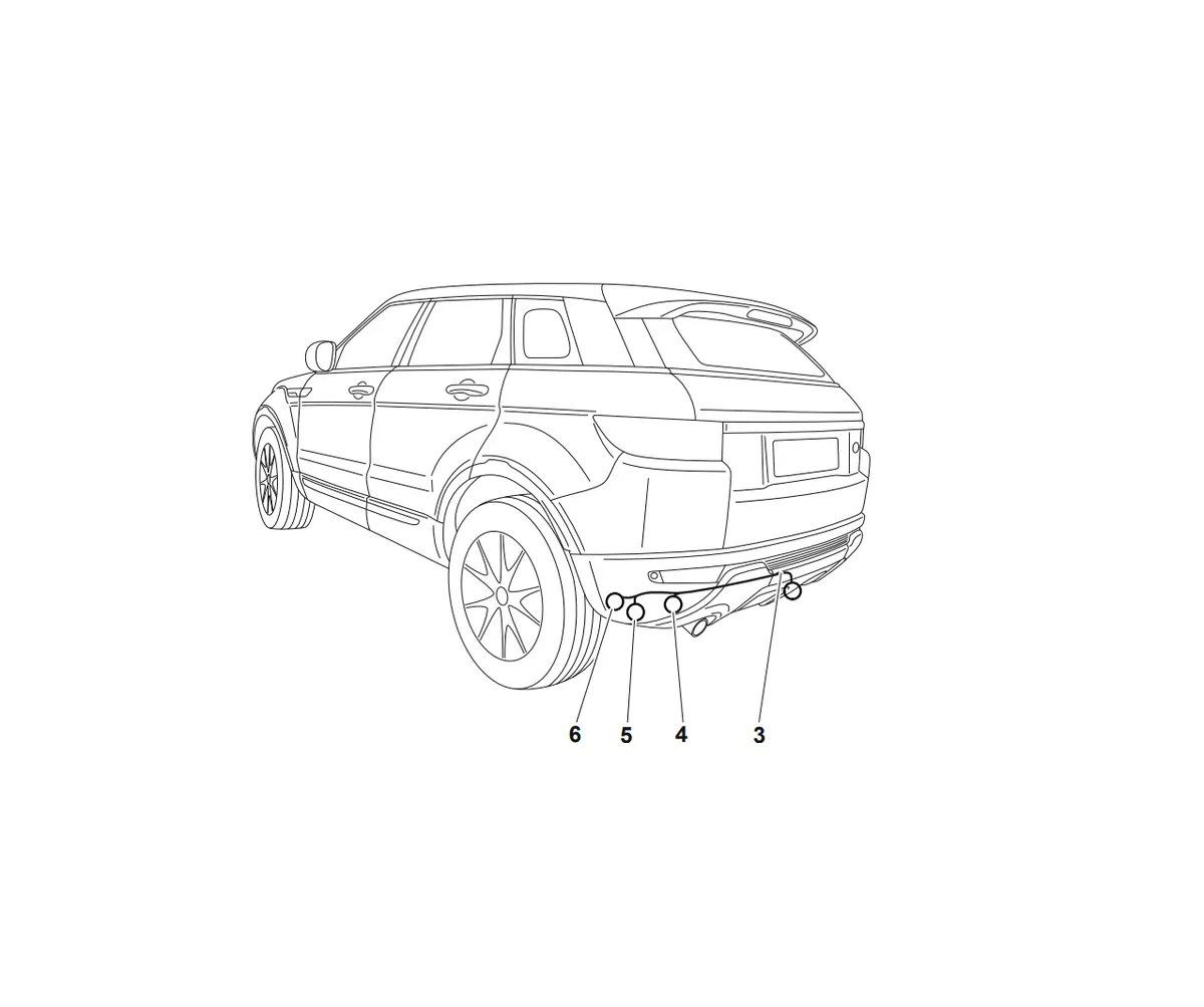 Электрика фаркопа Westfalia (13 pin) для Land Rover Evoque 2011-2018 323102300113 в 