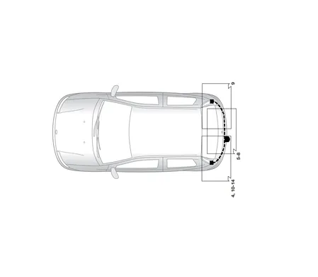 Электрика фаркопа Hak-System (13 pin) для Mitsubishi Colt 2005-2011 26130504 в 