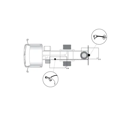 Электрика фаркопа Hak-System (13 pin) для Renault Maxity 2006- 26500523 в 