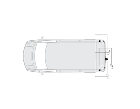 Электрика фаркопа Hak-System (7 pin) для Nissan Interstar 2002-2003 16500512 в 