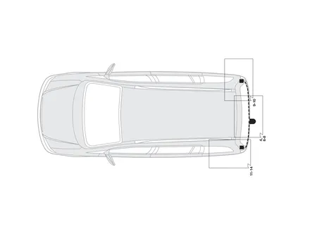 Электрика фаркопа Hak-System (7 pin) для Opel Meriva 2003-2010 16150518 в 