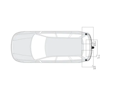 Электрика фаркопа Hak-System (7 pin) для Subaru Impreza 1993-2000 16230001 в 