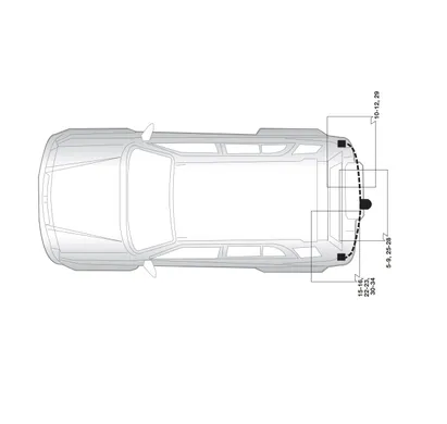 Электрика фаркопа Hak-System (13 pin) для Suzuki Swift 2005-2010 26240510 в 