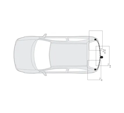 Электрика фаркопа Hak-System (13 pin) для Suzuki Ignis 2000-2003 26240507 в 