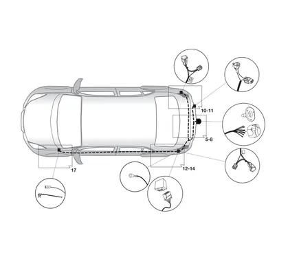 Электрика фаркопа Hak-System (7 pin) для Suzuki Vitara 2015- 12240524 в 