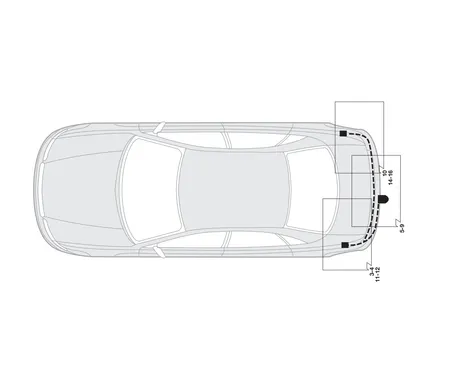 Электрика фаркопа Hak-System (13 pin) для Volkswagen Passat 2000-2005 26270510 в 