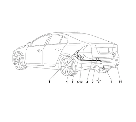 Электрика фаркопа Westfalia (7 pin) для Volvo S60 2010-2018 320543300107 в 