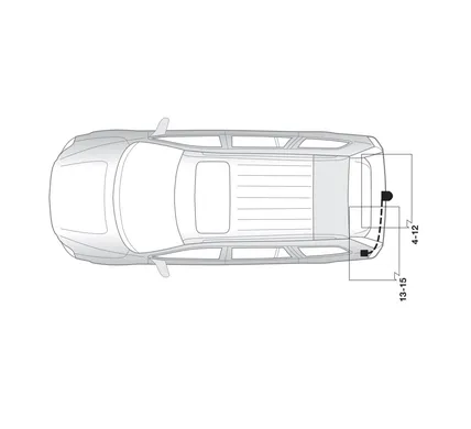 Электрика фаркопа Hak-System (13 pin) для Volvo XC70 2004-2007 21260504 в 