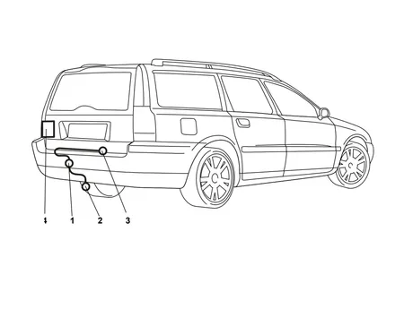 Электрика фаркопа Westfalia  (13 pin) для Volvo XC70 2000-2007 320049300113 в 