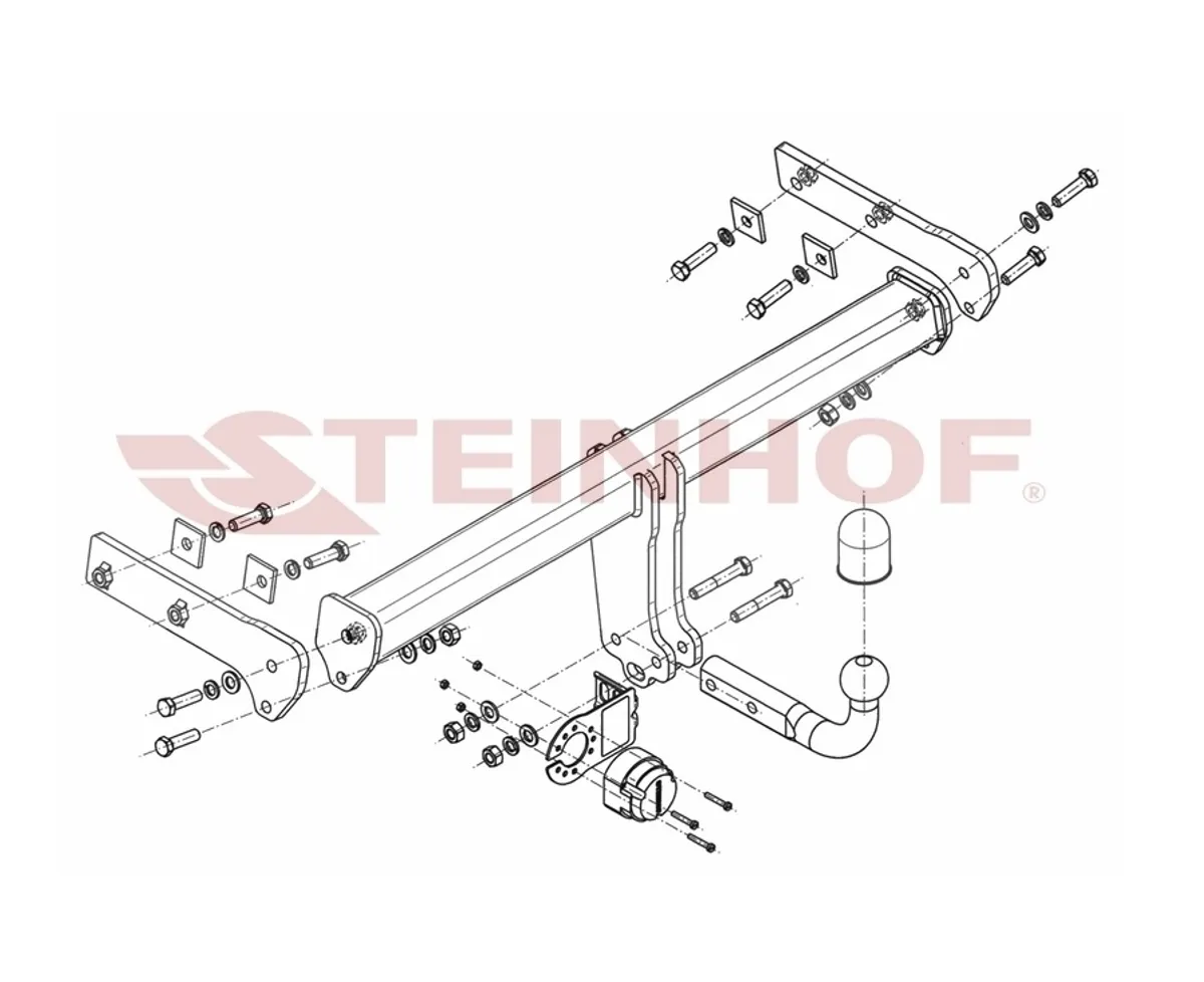 Фаркоп Steinhof для Volvo XC70 2007-2016 V-294 в 