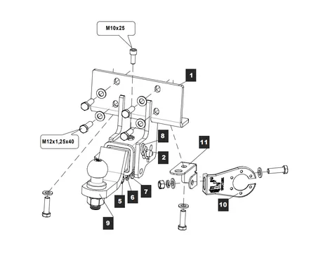 Фаркоп Baltex для Lexus GX 2009- 24242532 в 