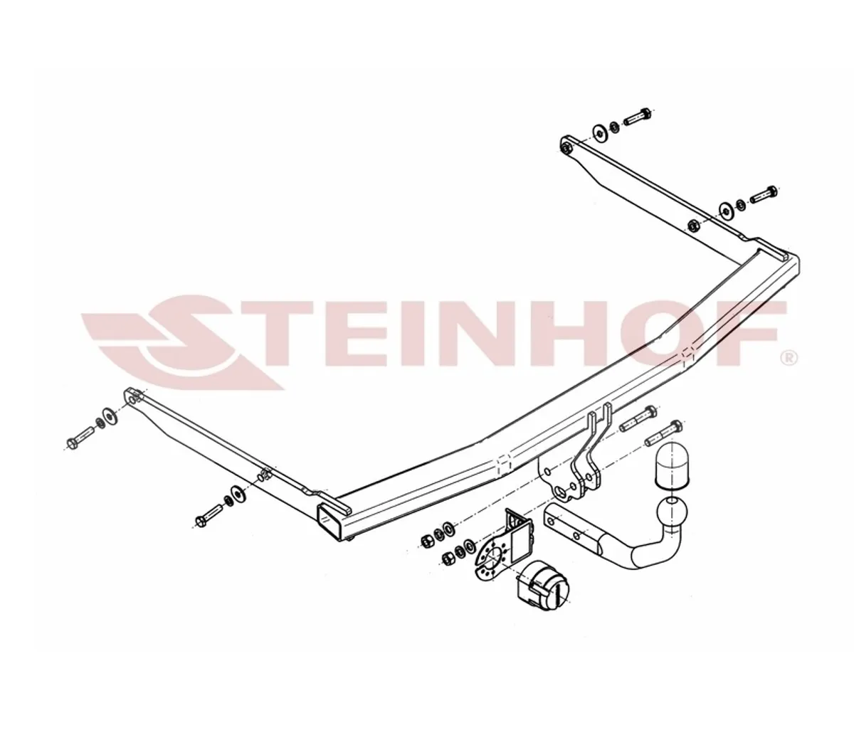 Фаркоп Steinhof для Ford Focus седан 2005-2011 F-242 в 