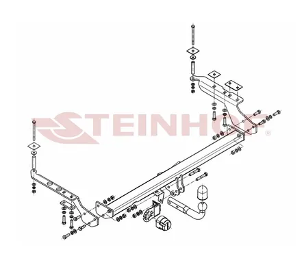 Фаркоп Steinhof для Subaru Forester 2002-2008 S-360 в 