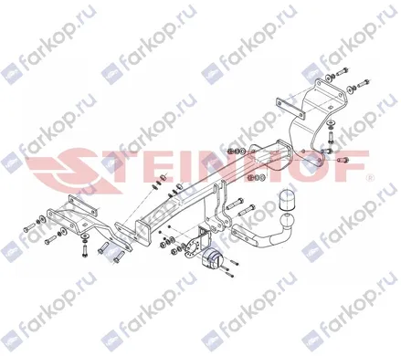 Фаркоп Steinhof для Hyundai i30 2012-2017 K-063 в 