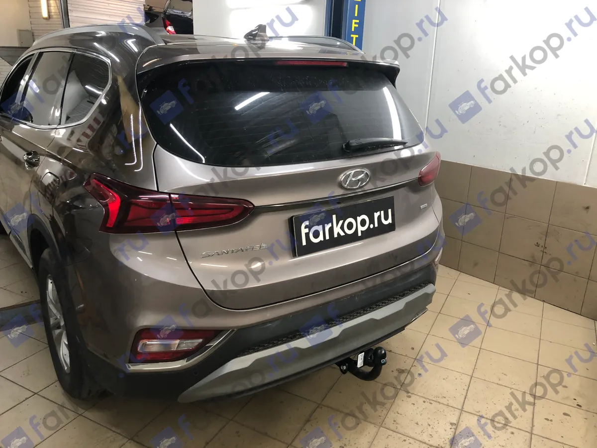 Фаркоп Oris для Hyundai Santa Fe 2018-2021 6761-AN в 