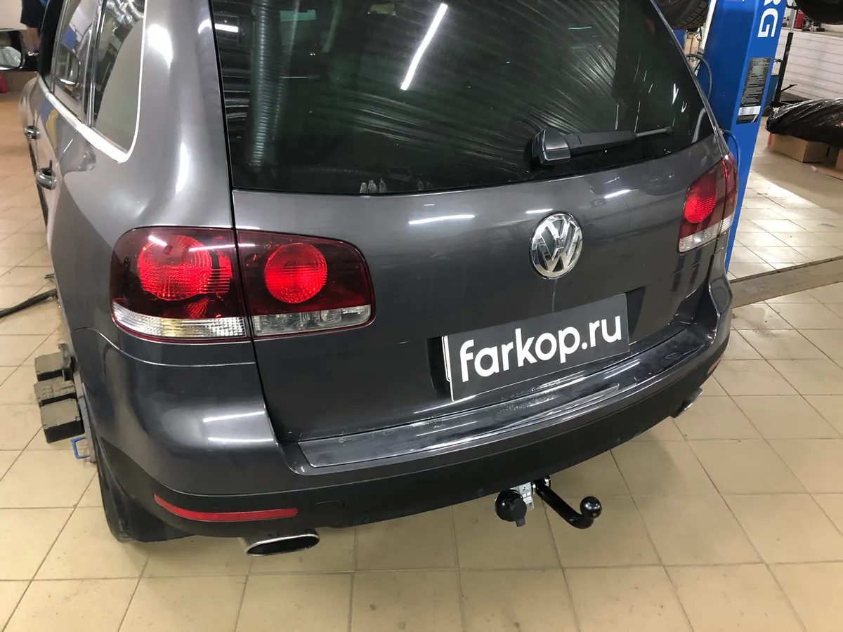 Фаркоп Лидер Плюс для Volkswagen Touareg 2002-2010 V124-A в 