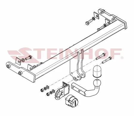 Фаркоп Steinhof для Volvo S60 2010-2018 V-292 в 