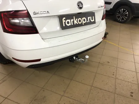 Фаркоп Лидер Плюс для Skoda Octavia (лифтбек) 2013-2020 Арт. S108-BA S108-BA в Нижний Новгород