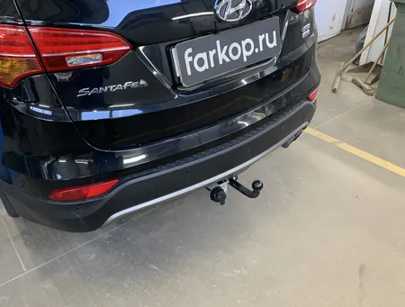 Фаркоп Лидер Плюс для Hyundai Santa Fe 2012-2018, (вкл.Grand) H224-A в Нижний Новгород