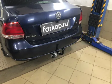 Фаркоп Лидер Плюс для Volkswagen Polo (седан) 2010-2020 V125-A в Нижний Новгород
