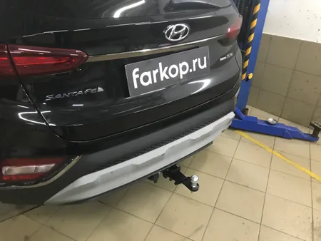 Фаркоп Лидер Плюс для Hyundai Santa Fe 2018-2022 Арт. H230-E H230-E в Нижний Новгород