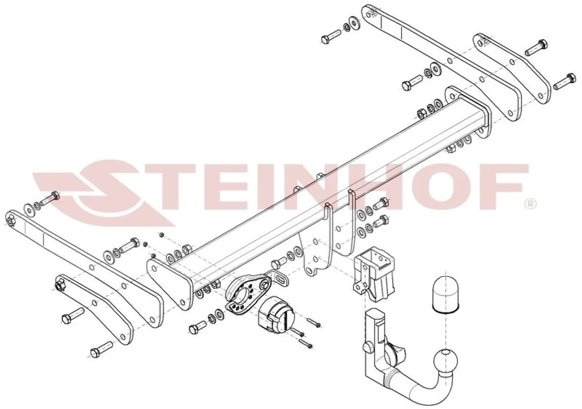 Фаркоп Steinhof для Audi Q5 2026- A-112 в Нижний Новгород Фаркоп Steinhof для Audi Q5 2026- A-112 в Нижний Новгород