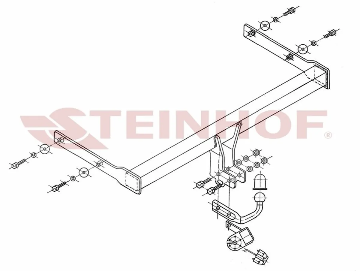 Фаркоп Steinhof для Skoda Octavia 2004-2013 S-341 в Нижний Новгород Фаркоп Steinhof для Skoda Octavia 2004-2013 S-341 в Нижний Новгород
