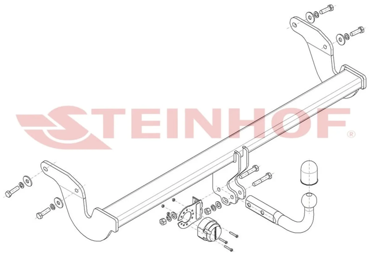 Фаркоп Steinhof для Lexus RX 2022- Арт. L-175 L-175 в Нижний Новгород