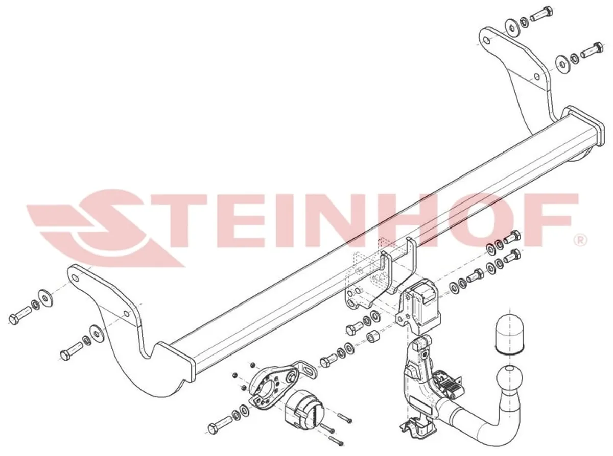 Фаркоп Steinhof для Lexus RX 2022- Арт. L-176 L-176 в Нижний Новгород