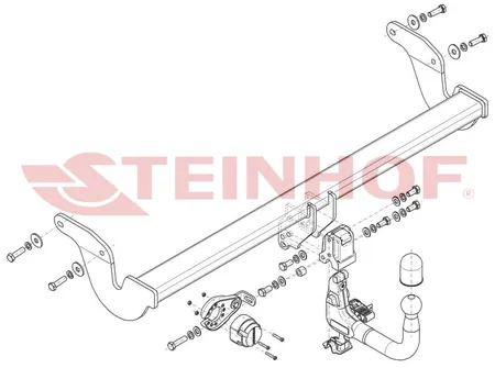 Фаркоп Steinhof для Lexus RX 2022- Арт. L-176 L-176 в Нижний Новгород