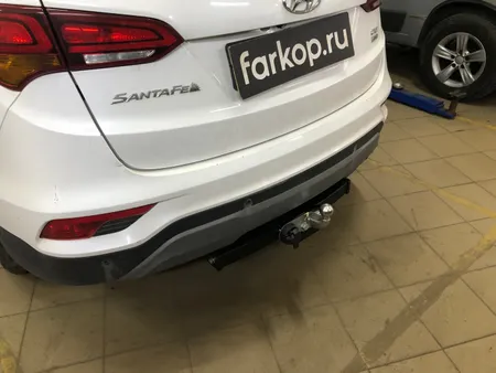 Фаркоп Лидер Плюс для Hyundai Santa Fe 2012-2018 H224-F в Нижний Новгород