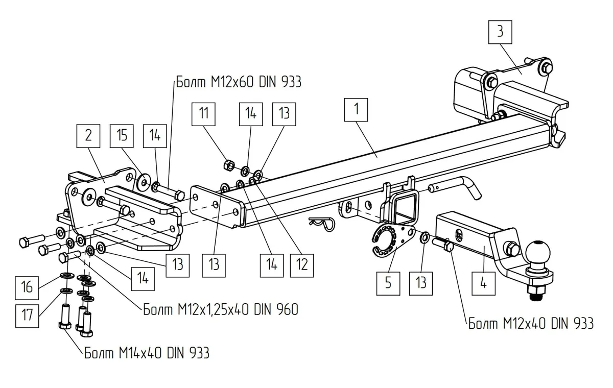 Фаркоп TowRus для Land Range Range Rover 2022- 119275 в Нижний Новгород Фаркоп TowRus для Land Range Range Rover 2022- 119275 в Нижний Новгород