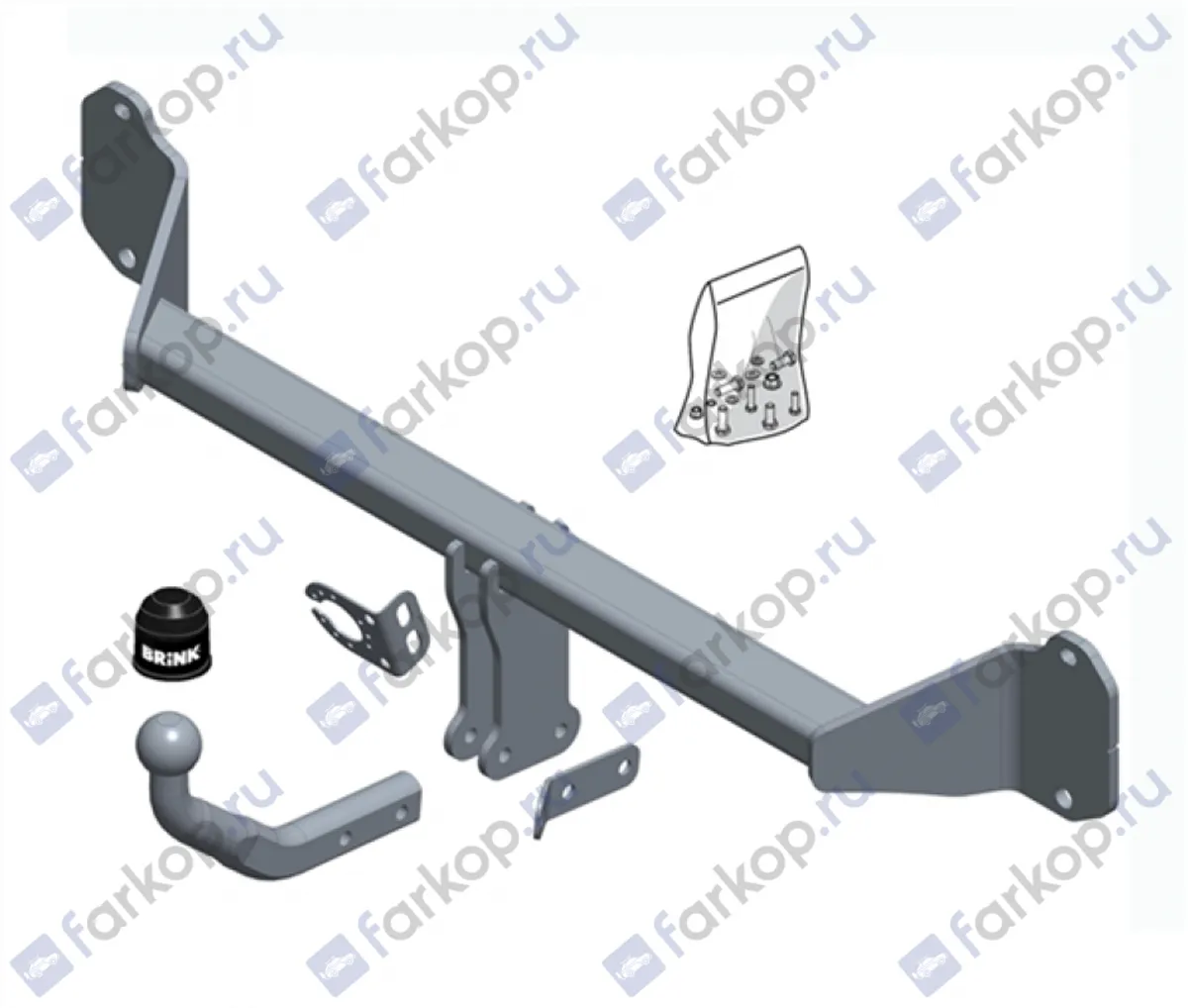 Фаркоп Brink для BMW X1 (F48) 2016- 614000 в 