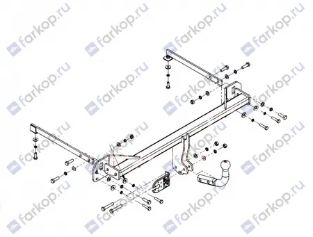 Фаркоп Imiola для Chevrolet Aveo (хетчбек) 2012- CH.014 в 