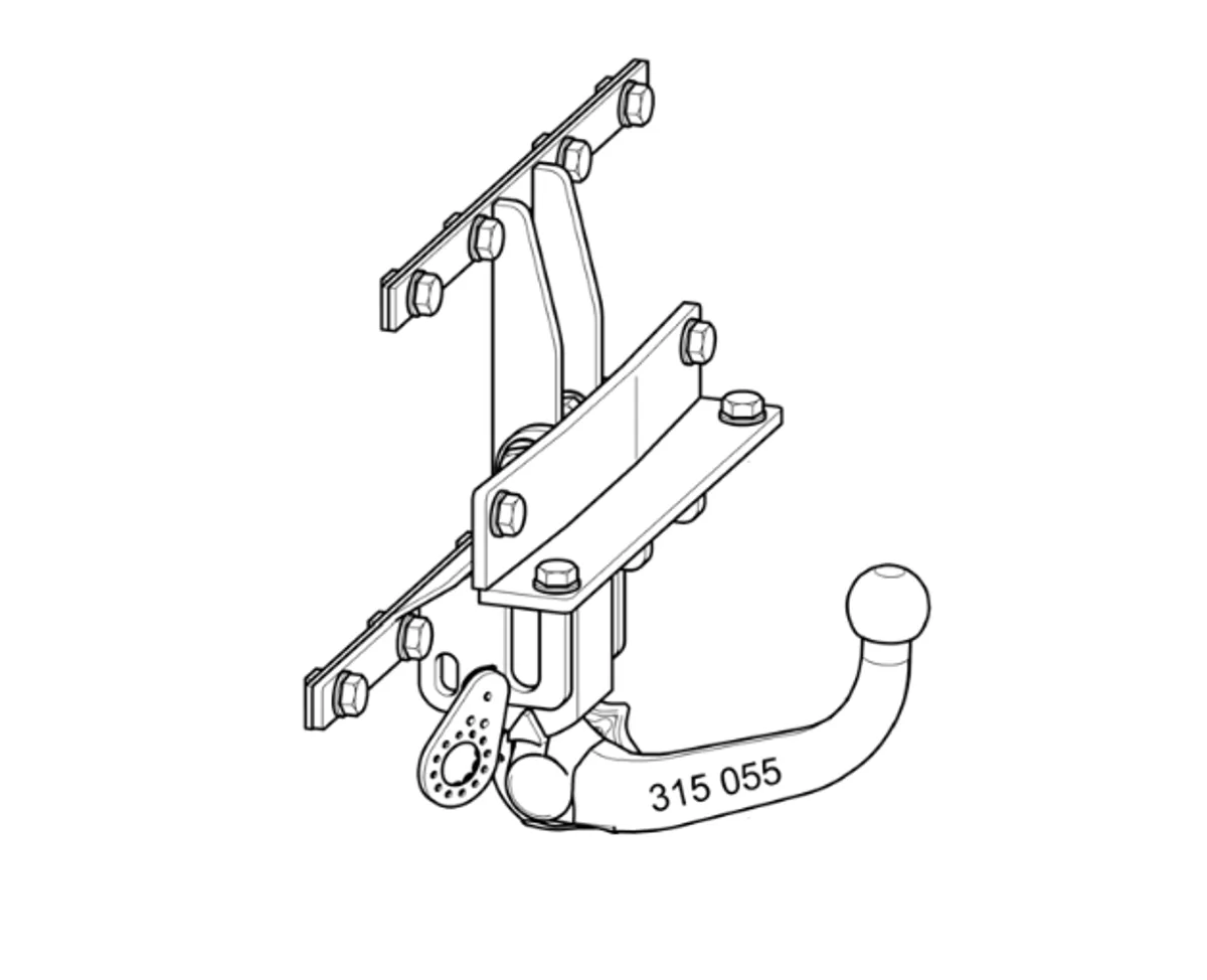 Фаркоп Westfalia для Volvo C30 2006-2013 320066600001 в 