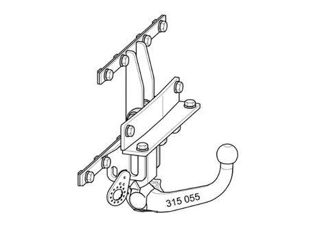 Фаркоп Westfalia для Volvo C30 2006-2013 320066600001 в 