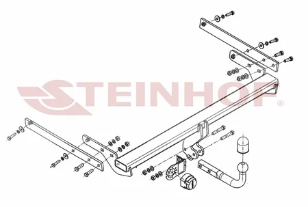 Фаркоп Steinhof для Ford Kuga 2013-2019 F-255 в 