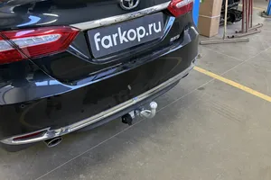 Установили фаркоп Лидер Плюс для Toyota Camry (седан) 2017-2023 г. в.